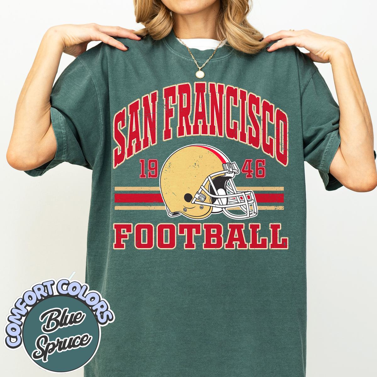 Unisex San Francisco football vintage t-shirt for men and women