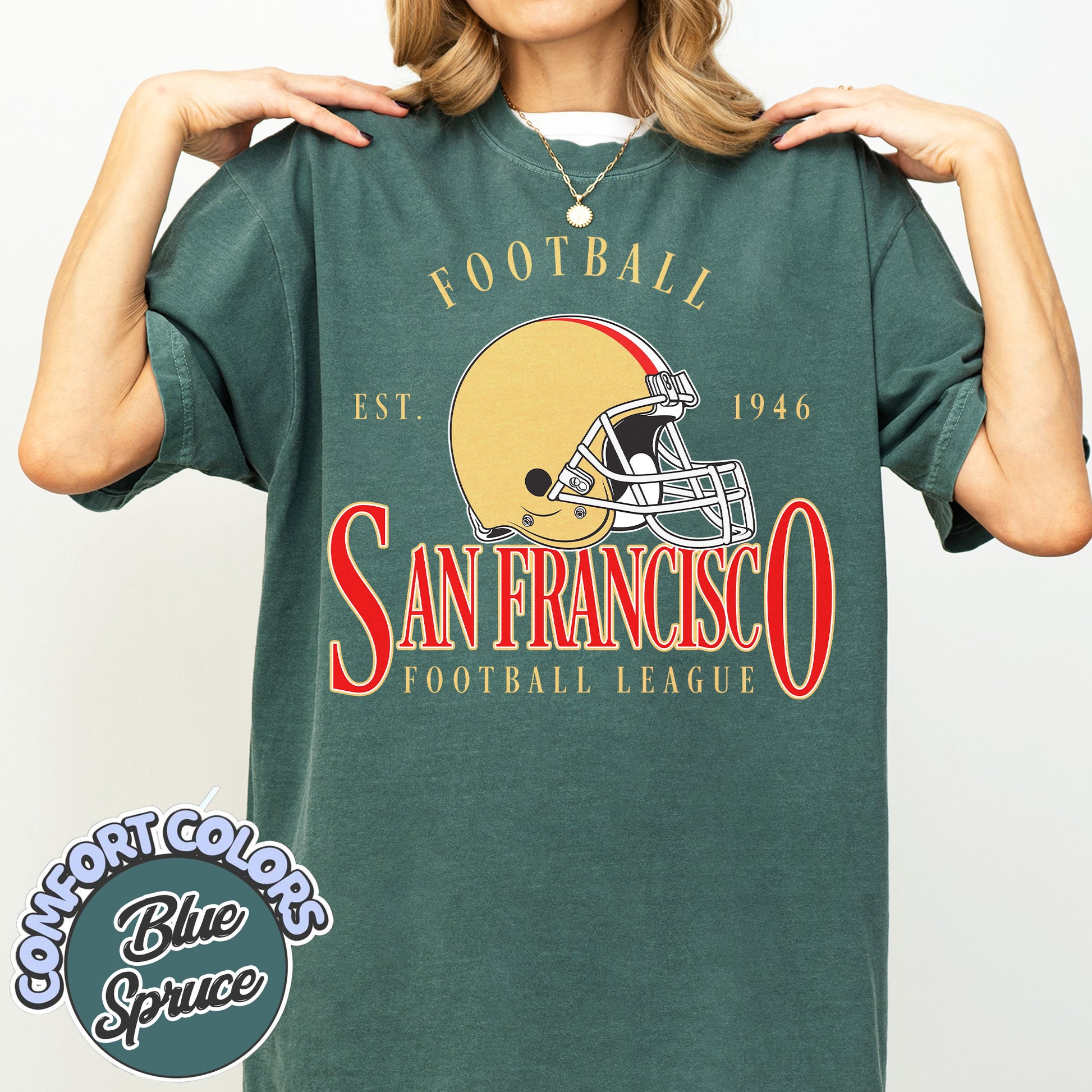 Unisex San Francisco football vintage t-shirt for men and women