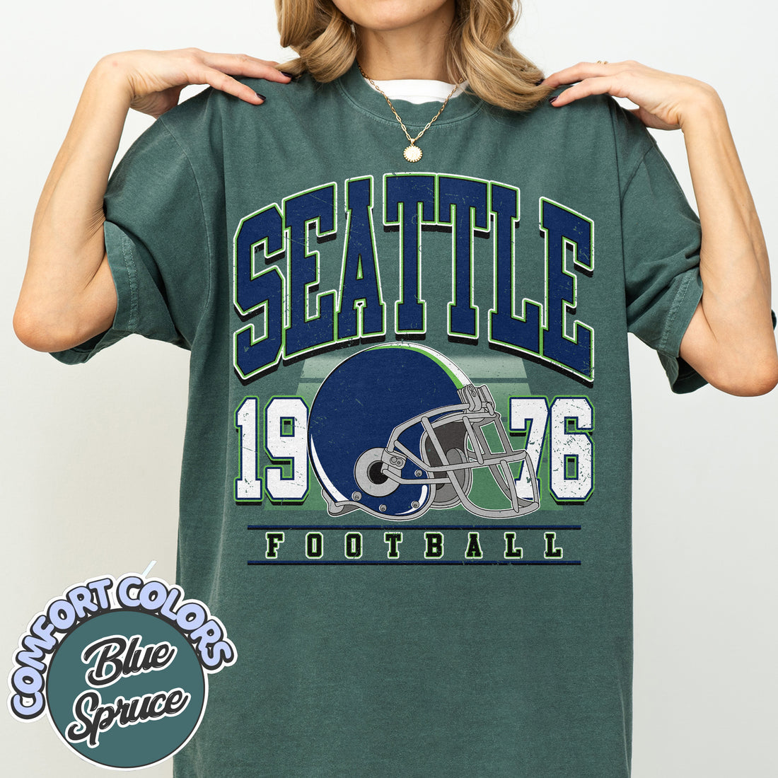 Unisex Seattle football vintage t-shirt for men and women