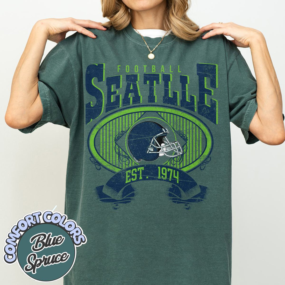 Unisex Seattle football vintage t-shirt for men and women
