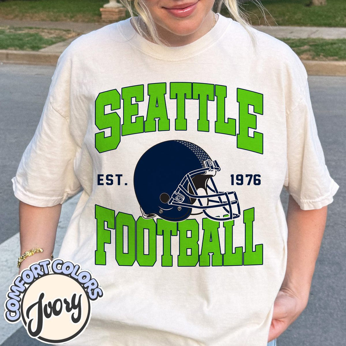 Unisex Seattle football vintage t-shirt for men and women