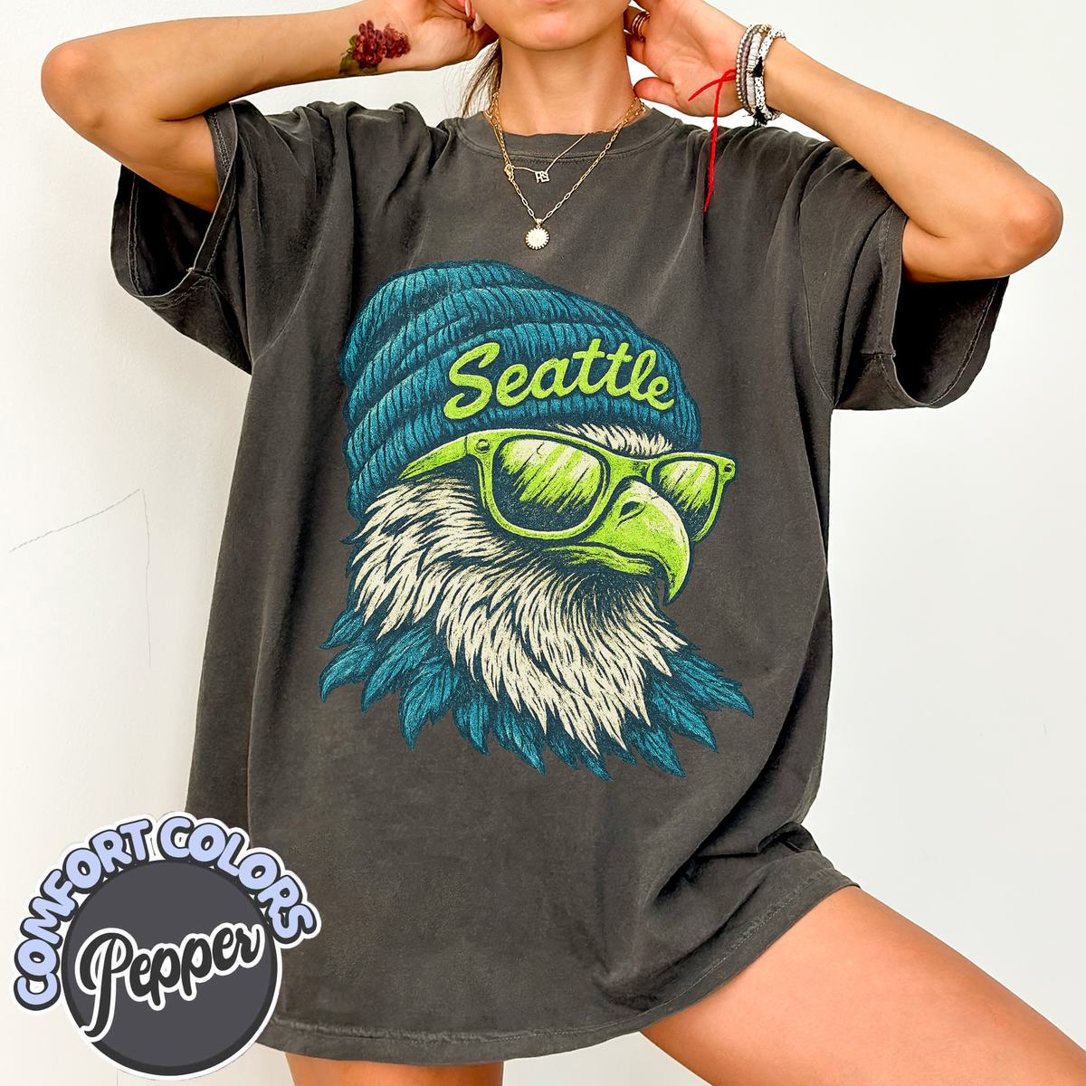 Unisex Seattle football vintage t-shirt for men and women