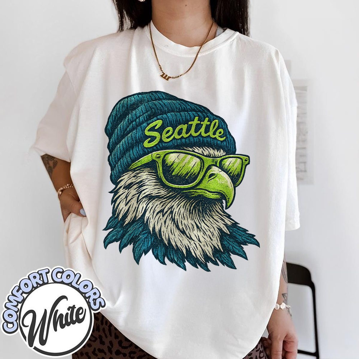 Unisex Seattle football vintage t-shirt for men and women