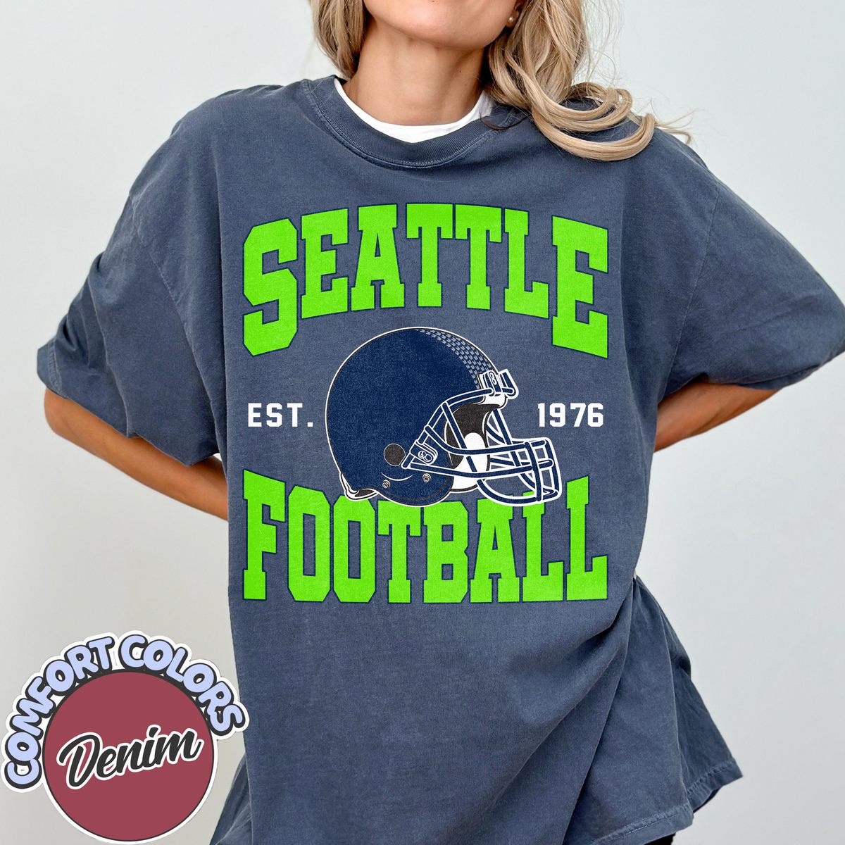Unisex Seattle football vintage t-shirt for men and women