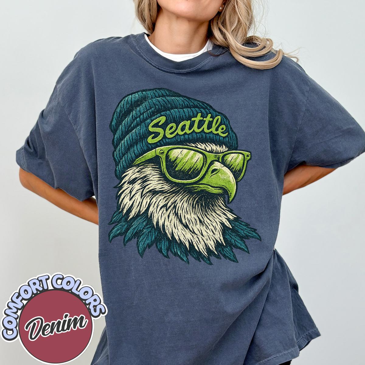 Unisex Seattle football vintage t-shirt for men and women