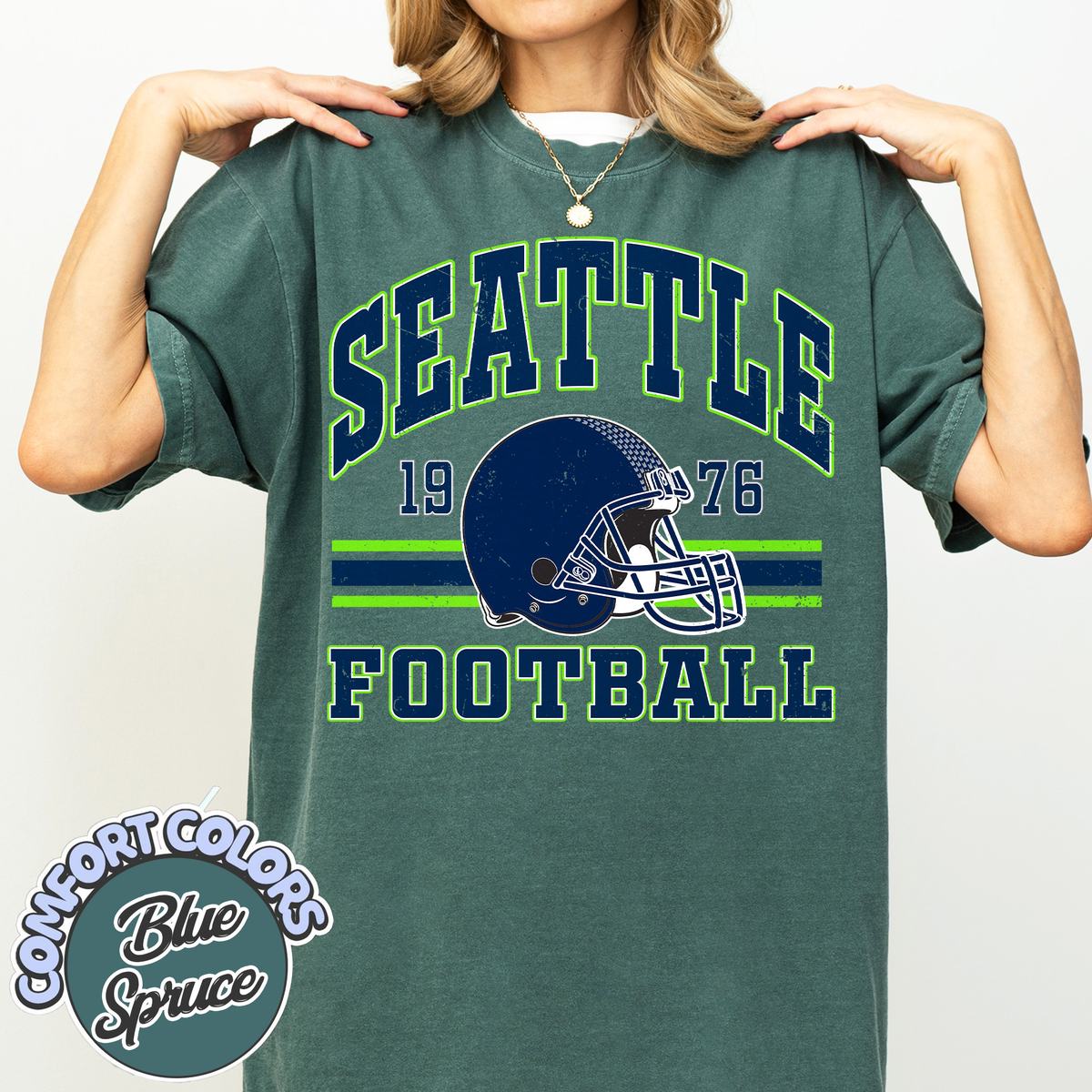 Unisex Seattle football vintage t-shirt for men and women