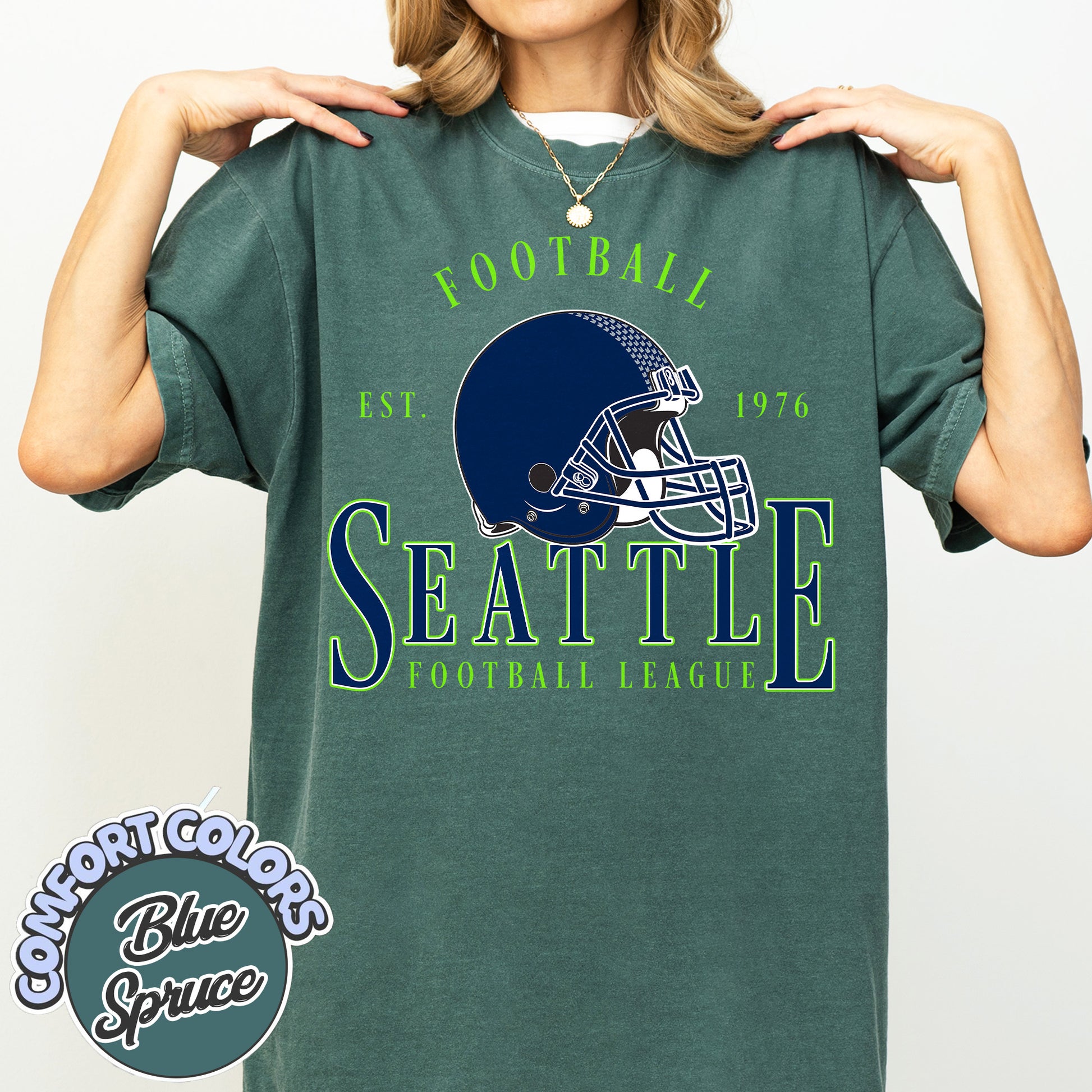 Unisex Seattle football vintage t-shirt for men and women