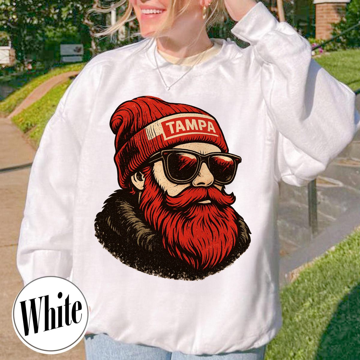 Unisex Tampa Bay football vintage crewneck sweatshirt for men and women