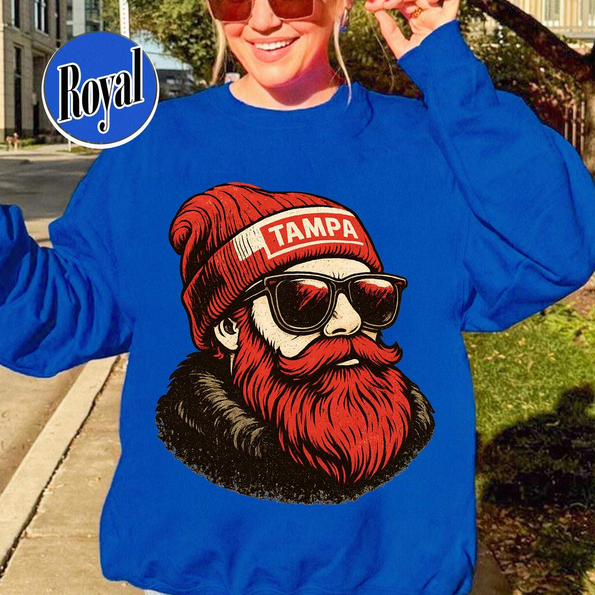 Unisex Tampa Bay football vintage crewneck sweatshirt for men and women