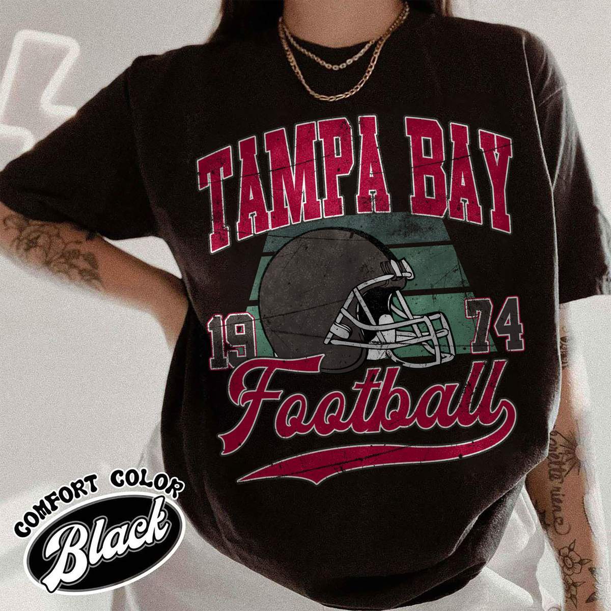 Unisex Tampa Bay football vintage t-shirt for men and women
