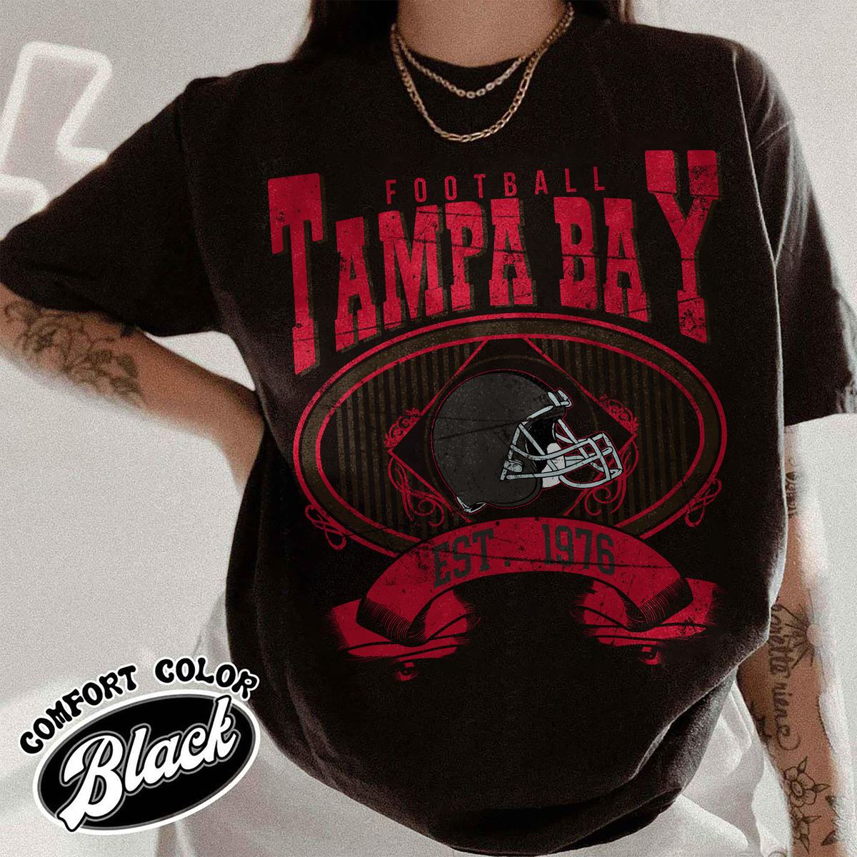 Unisex Tampa Bay football vintage t-shirt for men and women