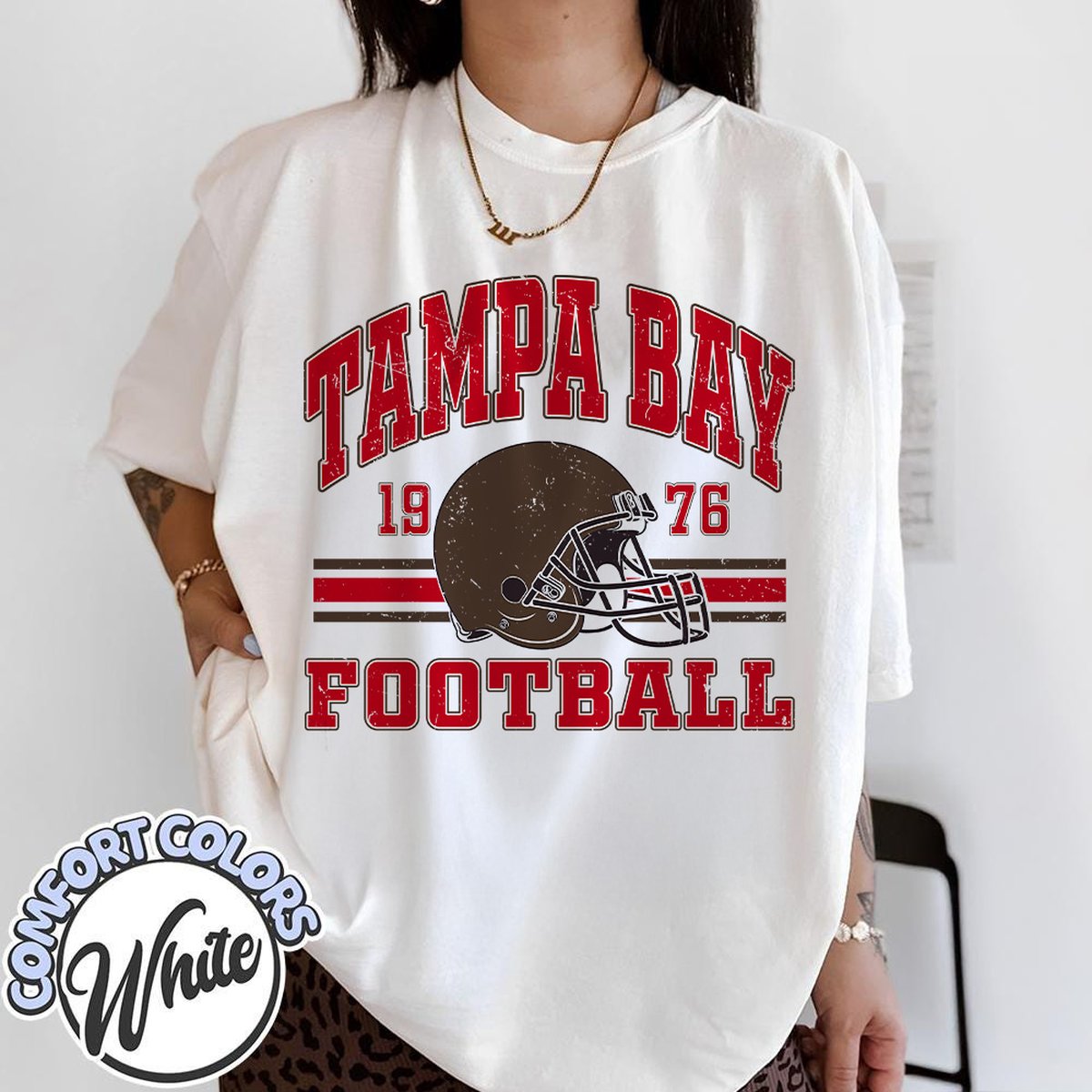 Unisex Tampa Bay football vintage t-shirt for men and women