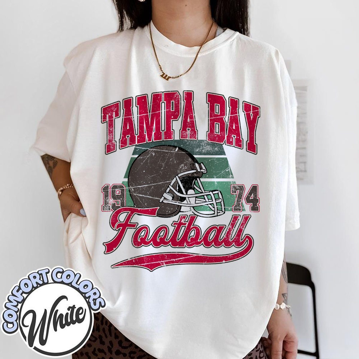Unisex Tampa Bay football vintage t-shirt for men and women