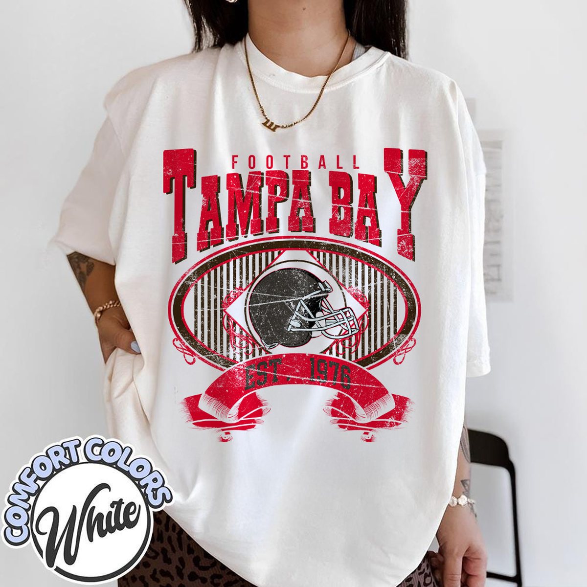 Unisex Tampa Bay football vintage t-shirt for men and women
