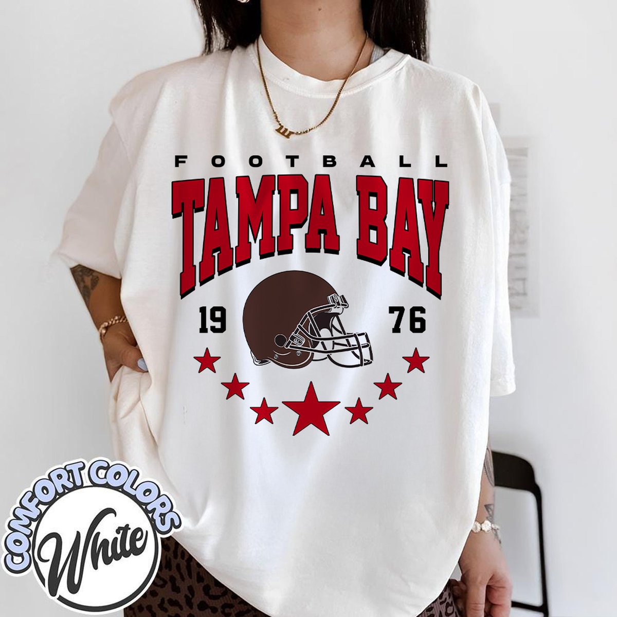 Unisex Tampa Bay football vintage t-shirt for men and women