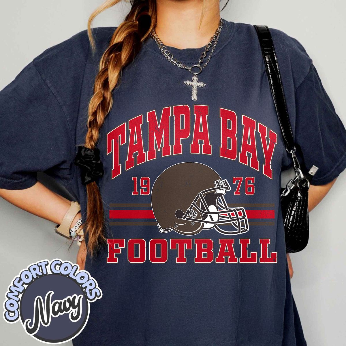 Unisex Tampa Bay football vintage t-shirt for men and women