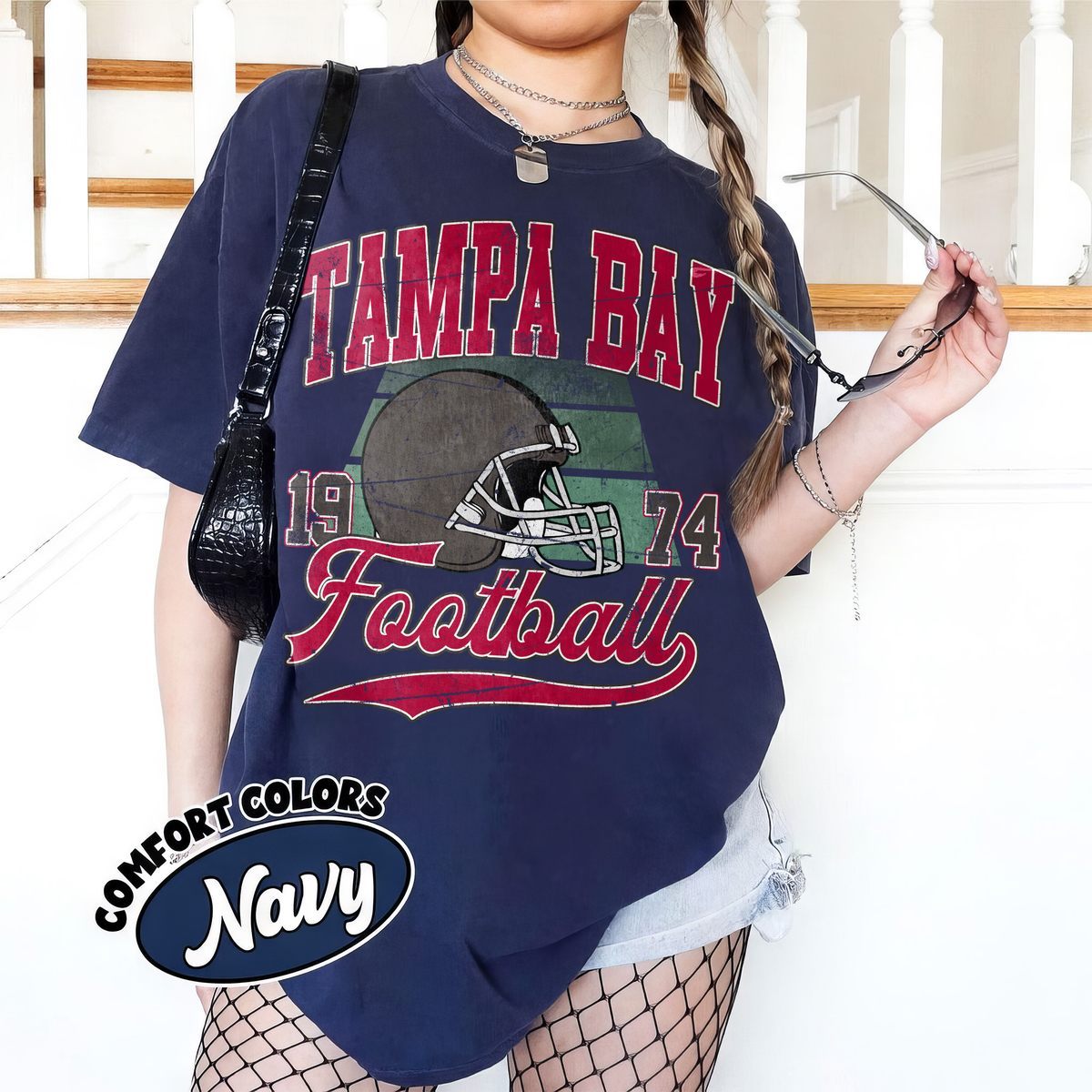 Unisex Tampa Bay football vintage t-shirt for men and women