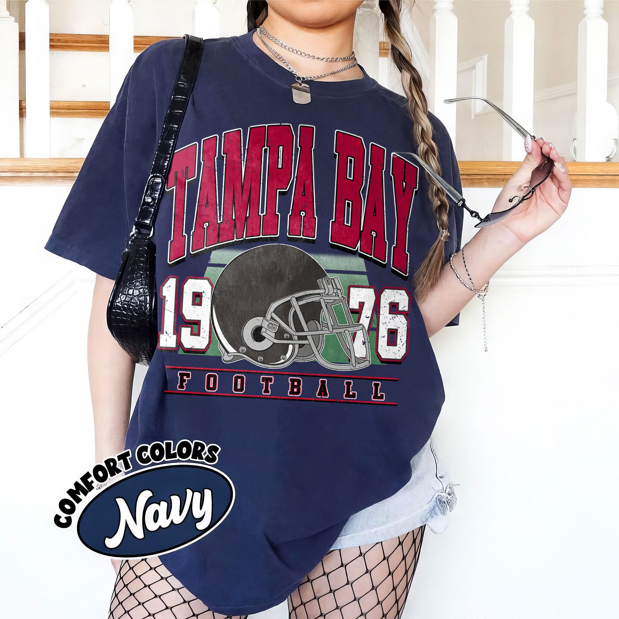Unisex Tampa Bay football vintage t-shirt for men and women