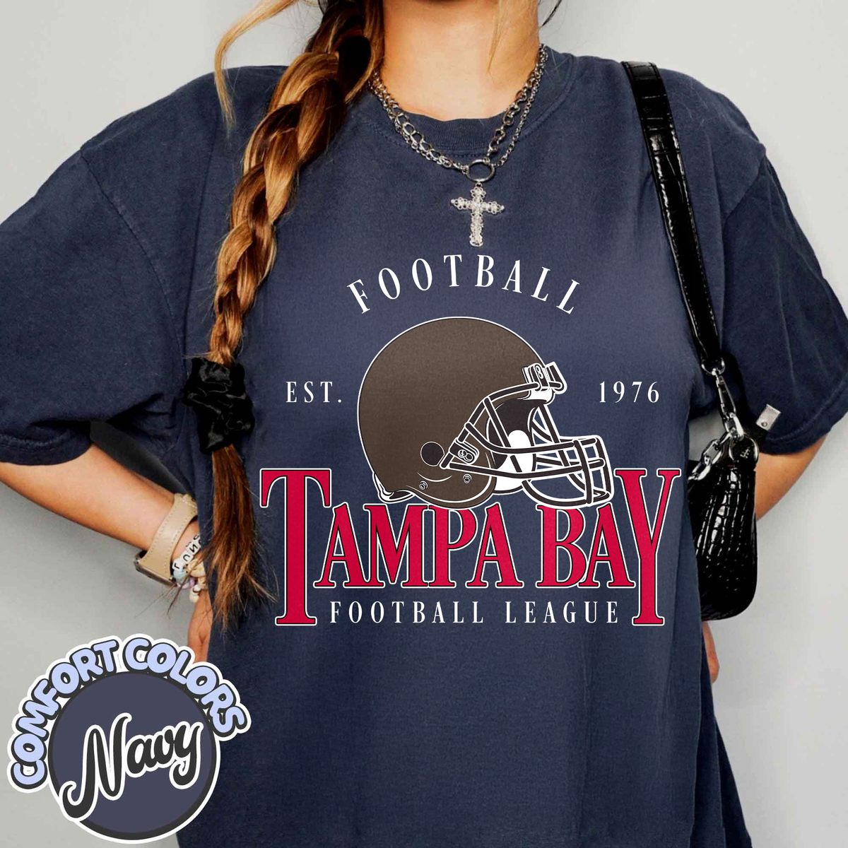 Unisex Tampa Bay football vintage t-shirt for men and women