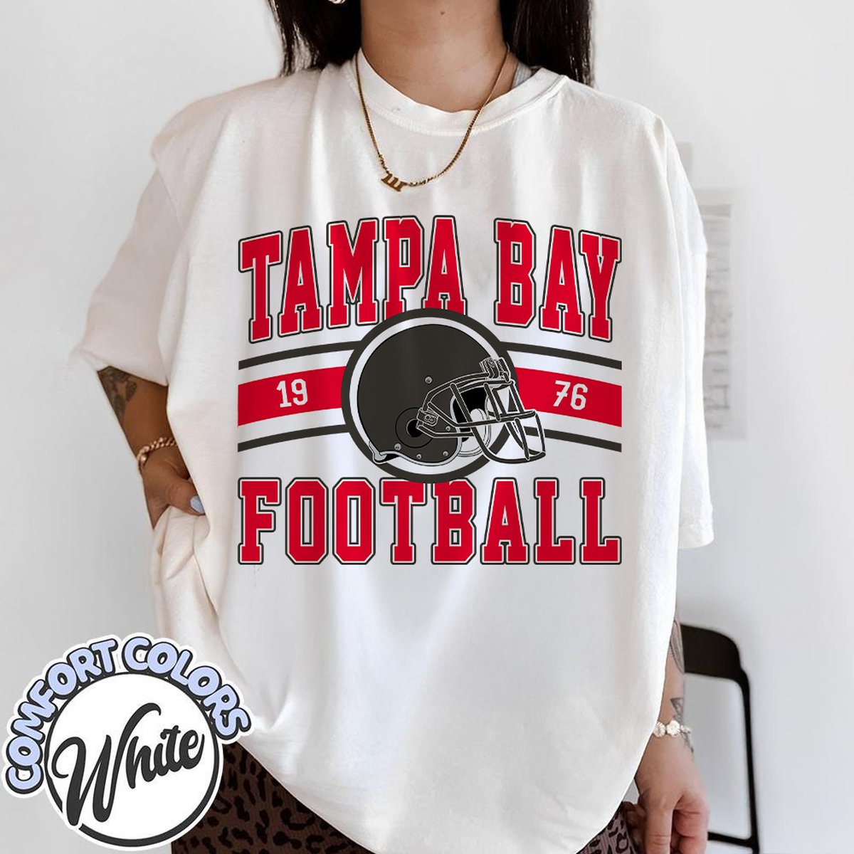 Unisex Tampa Bay football vintage t-shirt for men and women