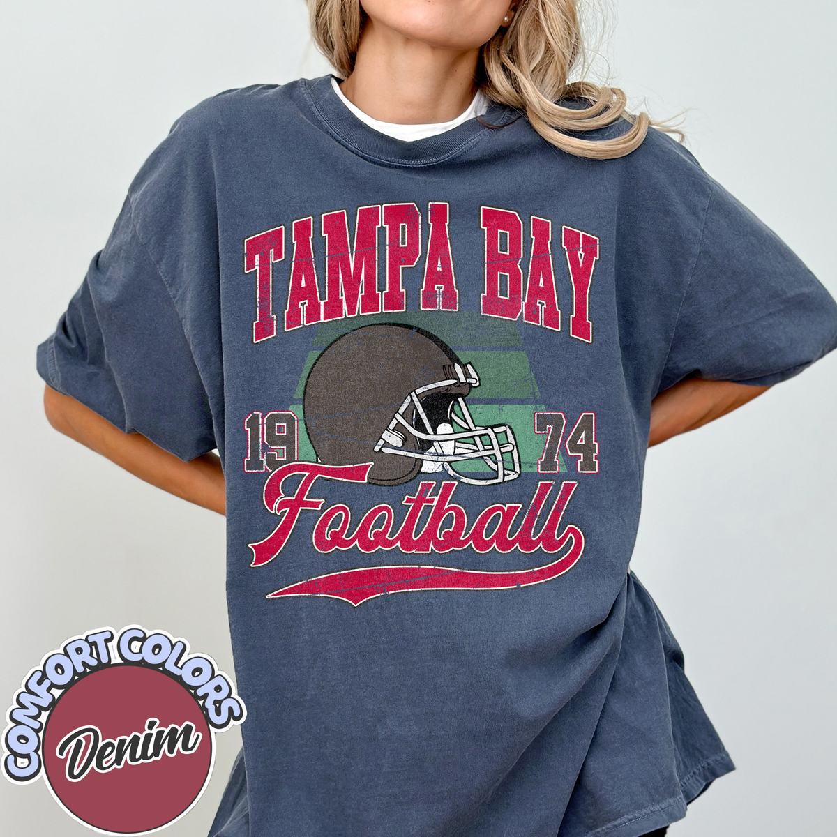 Unisex Tampa Bay football vintage t-shirt for men and women