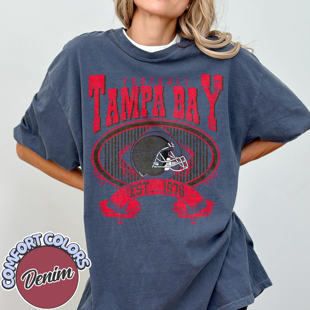 Unisex Tampa Bay football vintage t-shirt for men and women