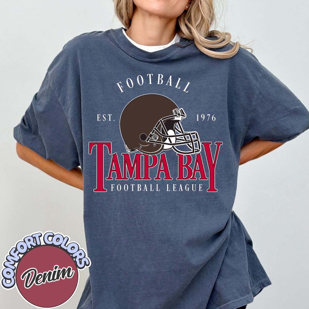 Unisex Tampa Bay football vintage t-shirt for men and women