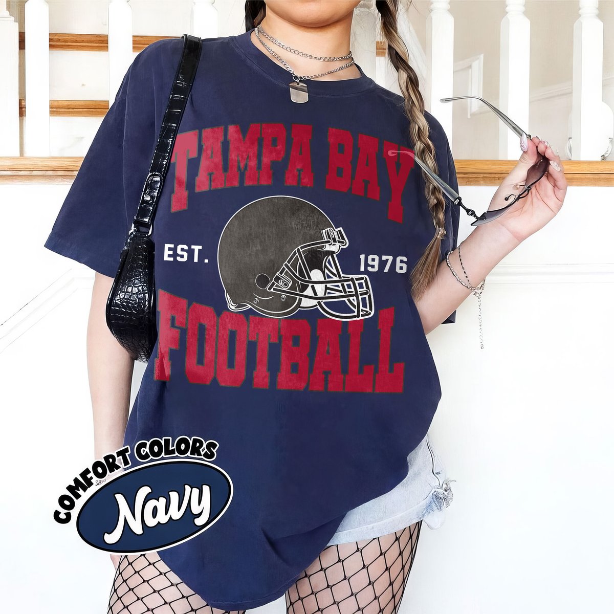 Unisex Tampa Bay football vintage t-shirt for men and women