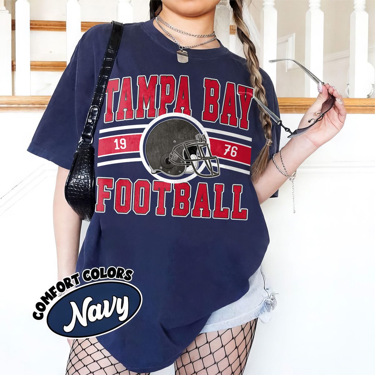 Unisex Tampa Bay football vintage t-shirt for men and women