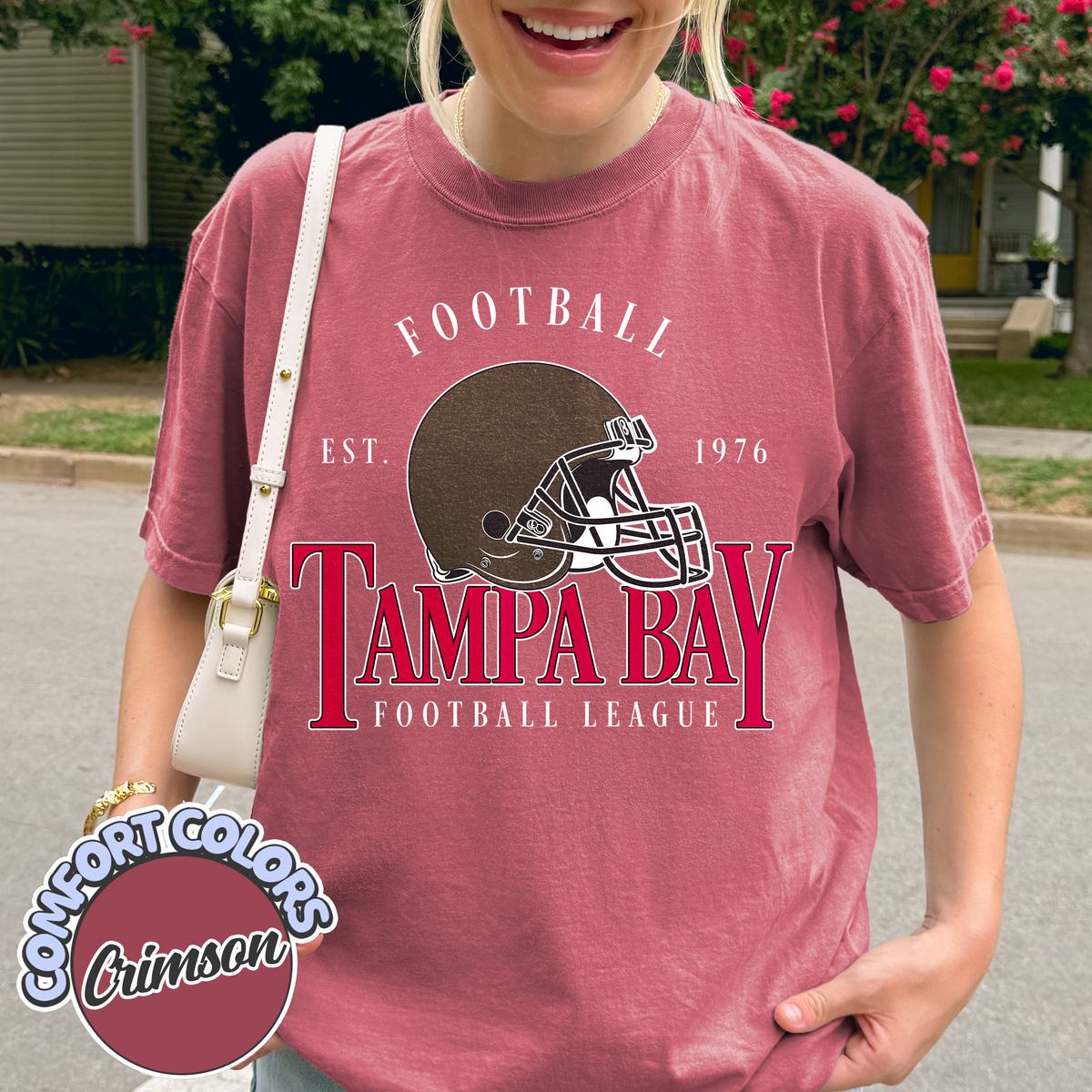 Unisex Tampa Bay football vintage t-shirt for men and women