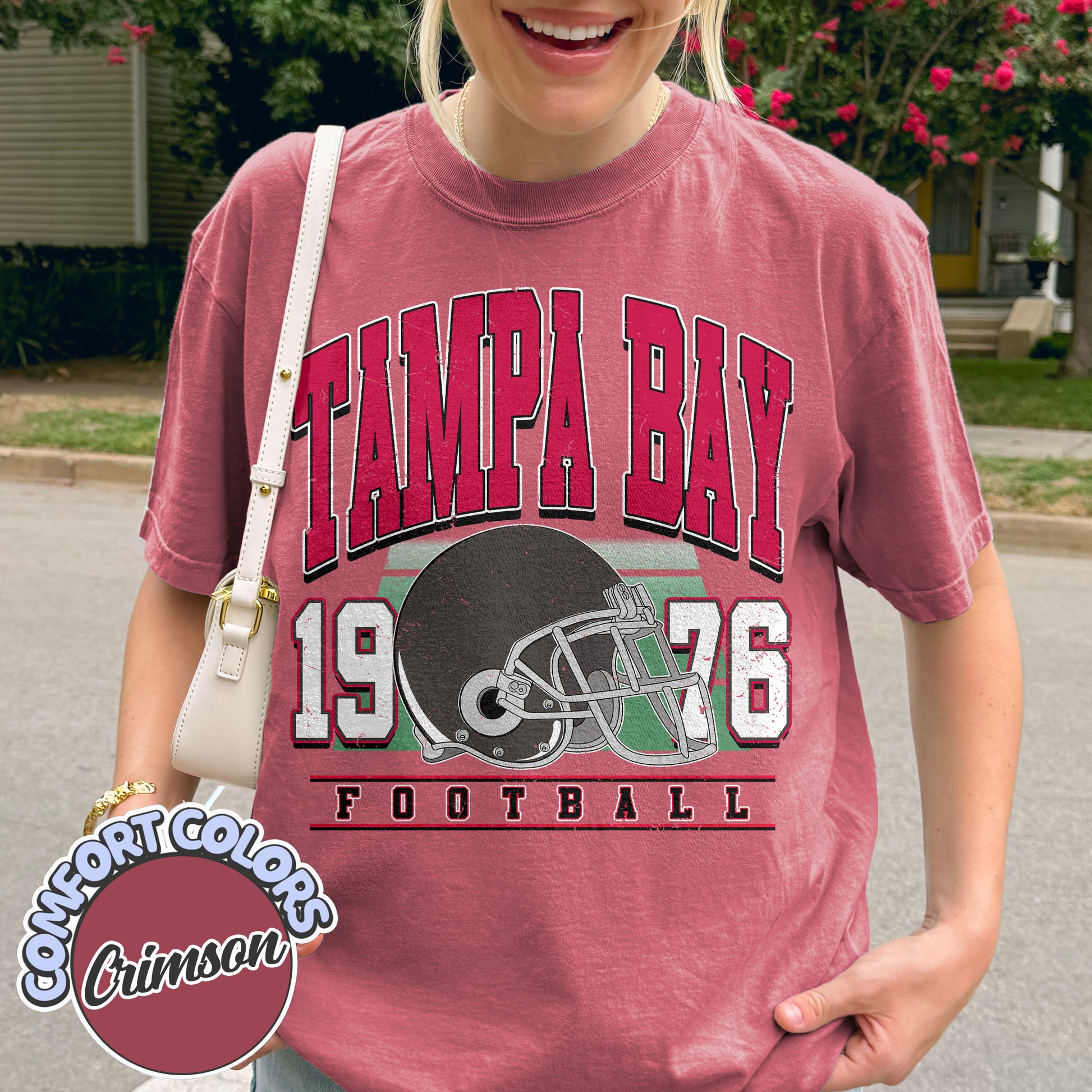 Unisex Tampa Bay football vintage t-shirt for men and women