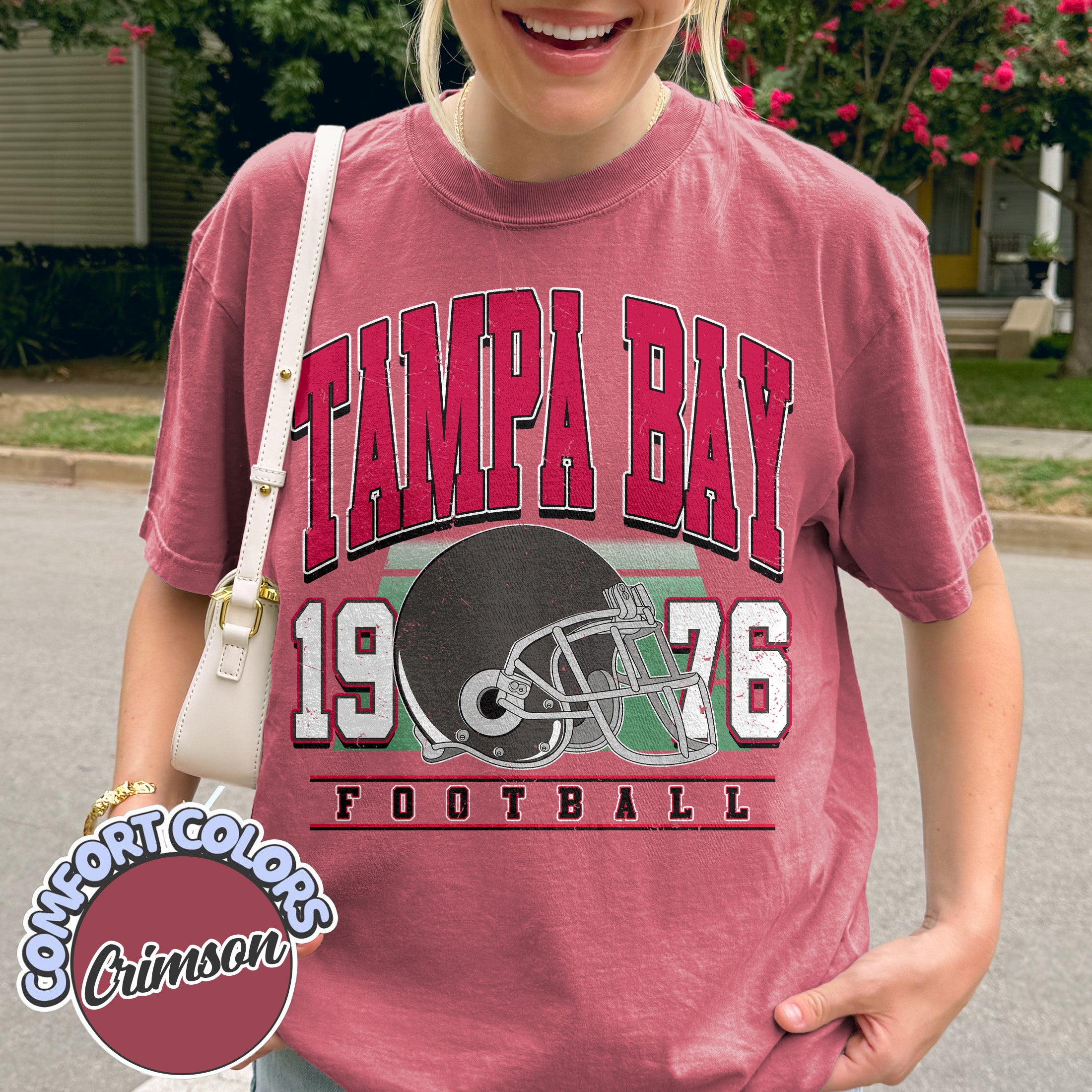 Unisex Tampa Bay football vintage t-shirt for men and women