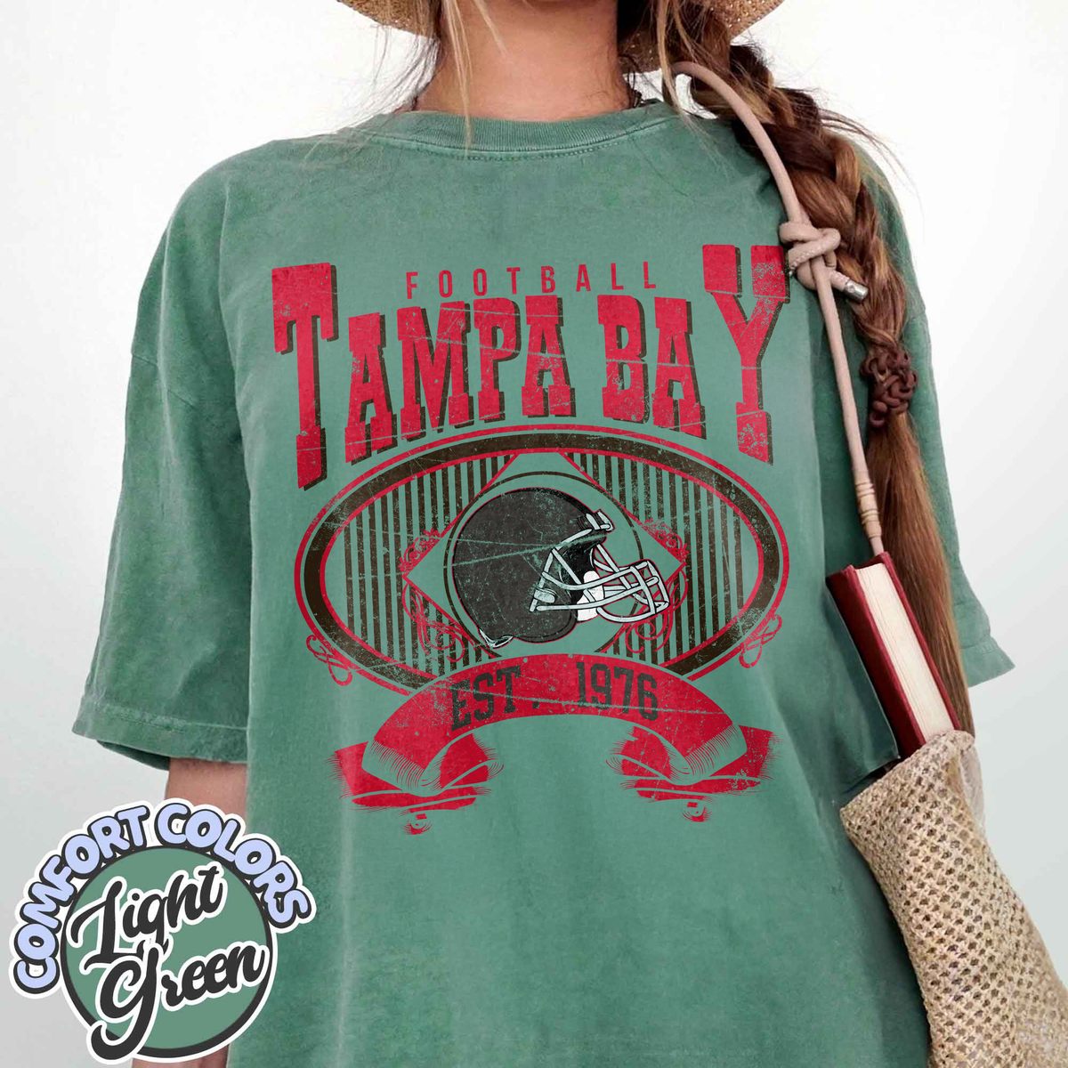 Unisex Tampa Bay football vintage t-shirt for men and women