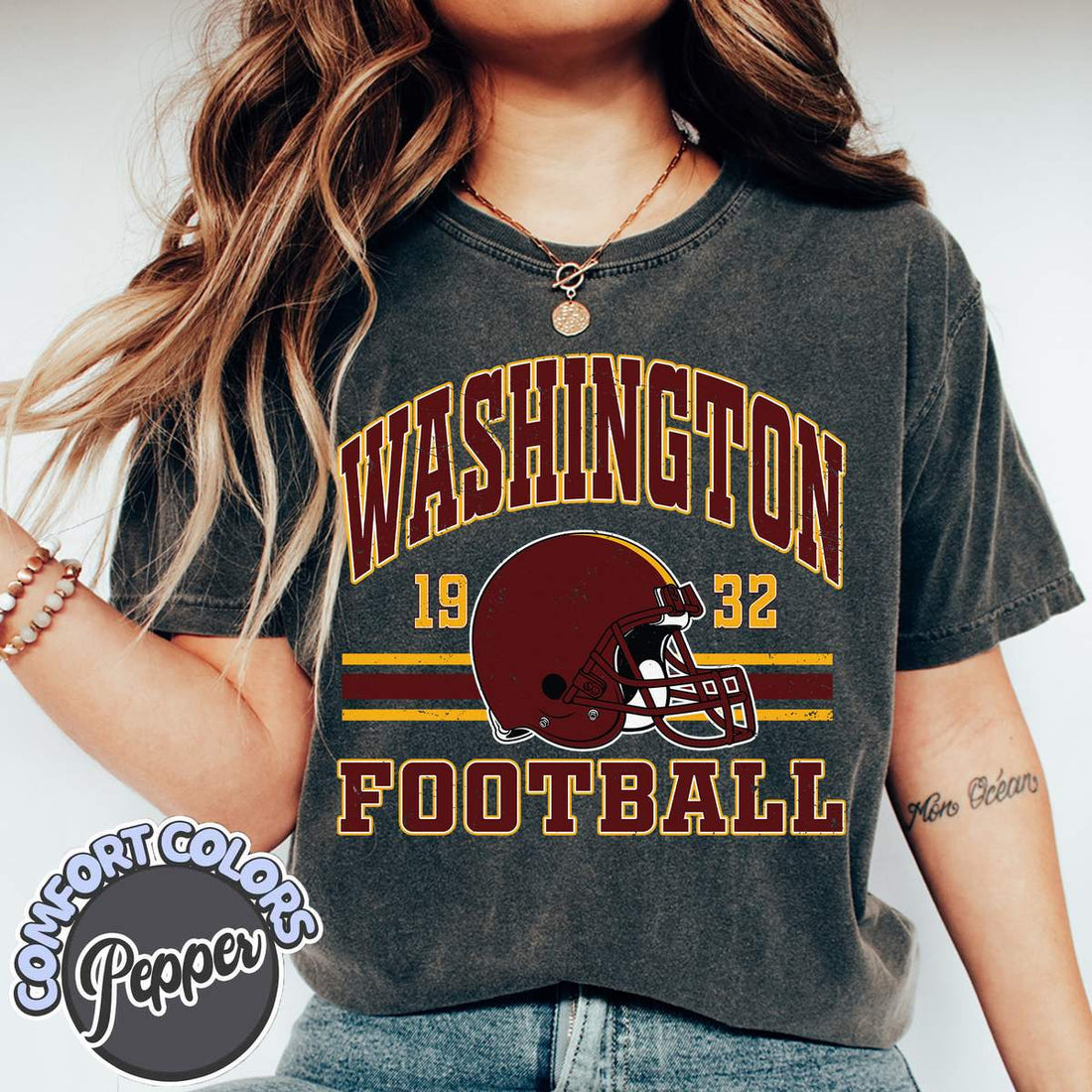 Unisex Washington football vintage t-shirt for men and women