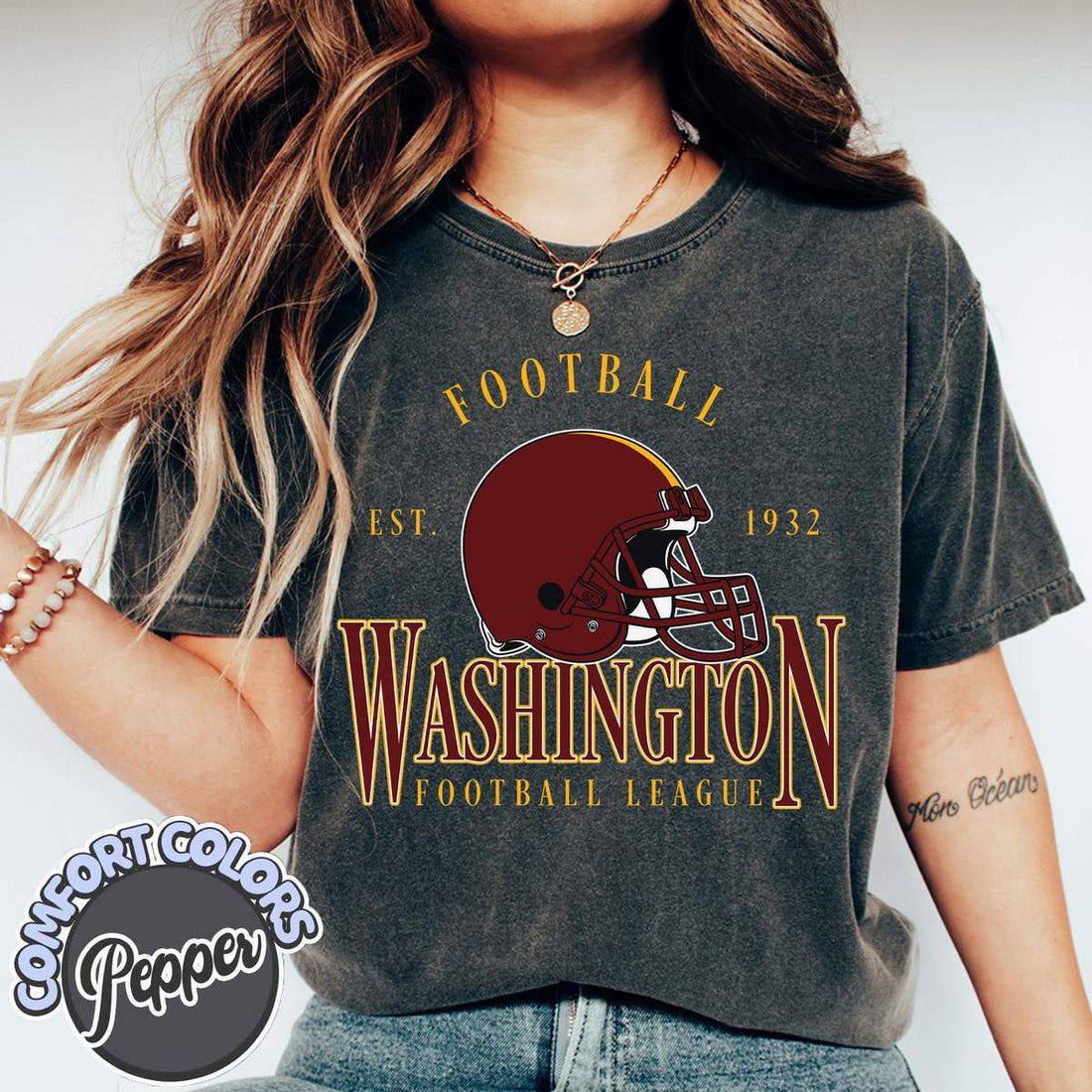 Unisex Washington football vintage t-shirt for men and women