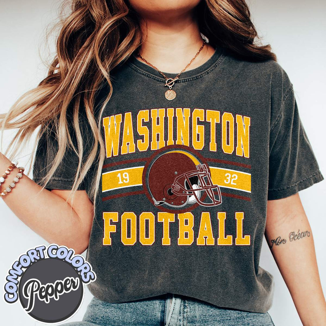 Unisex Washington football vintage t-shirt for men and women