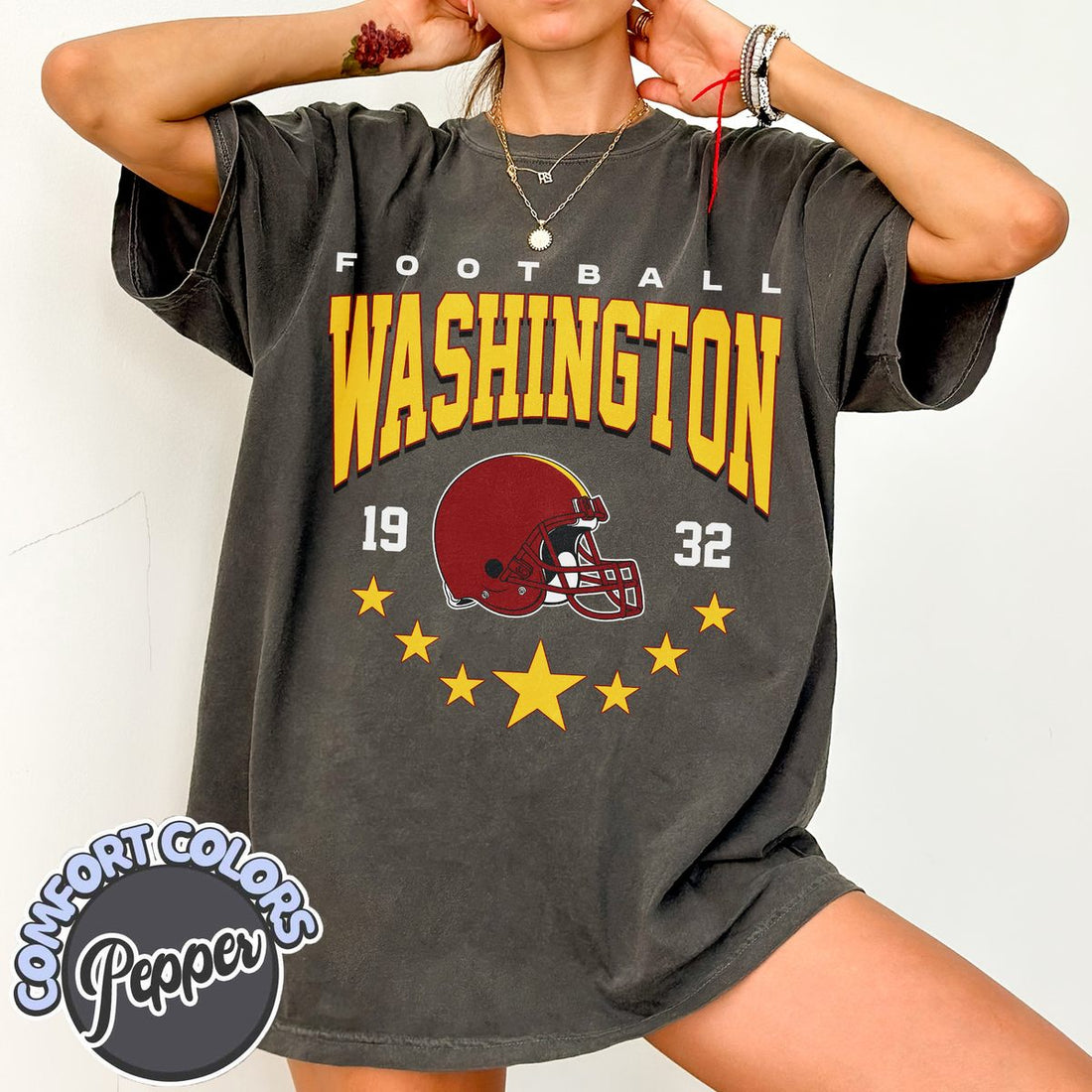 Unisex Washington football vintage t-shirt for men and women