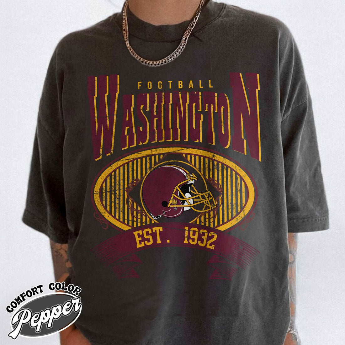 Unisex Washington football vintage t-shirt for men and women