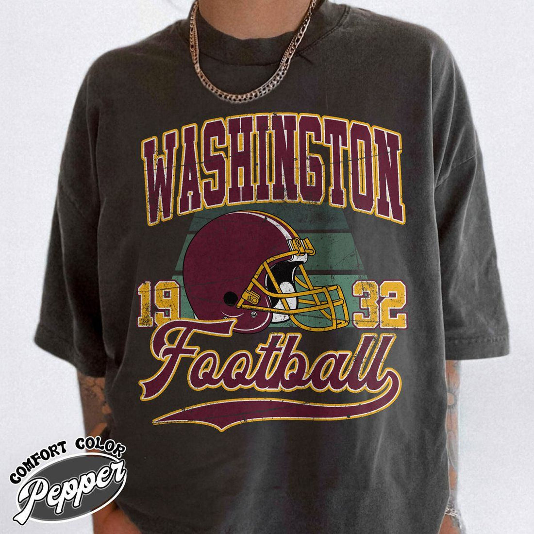 Unisex Washington football vintage t-shirt for men and women