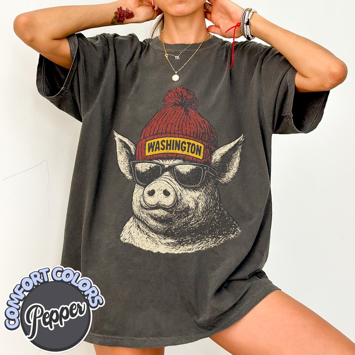 Unisex Washington football vintage t-shirt for men and women