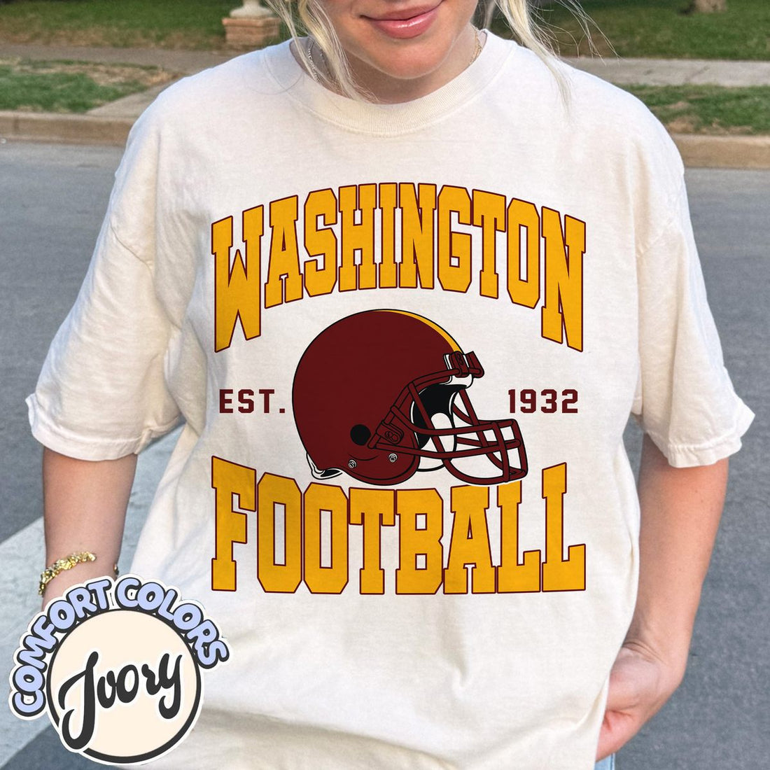 Unisex Washington football vintage t-shirt for men and women