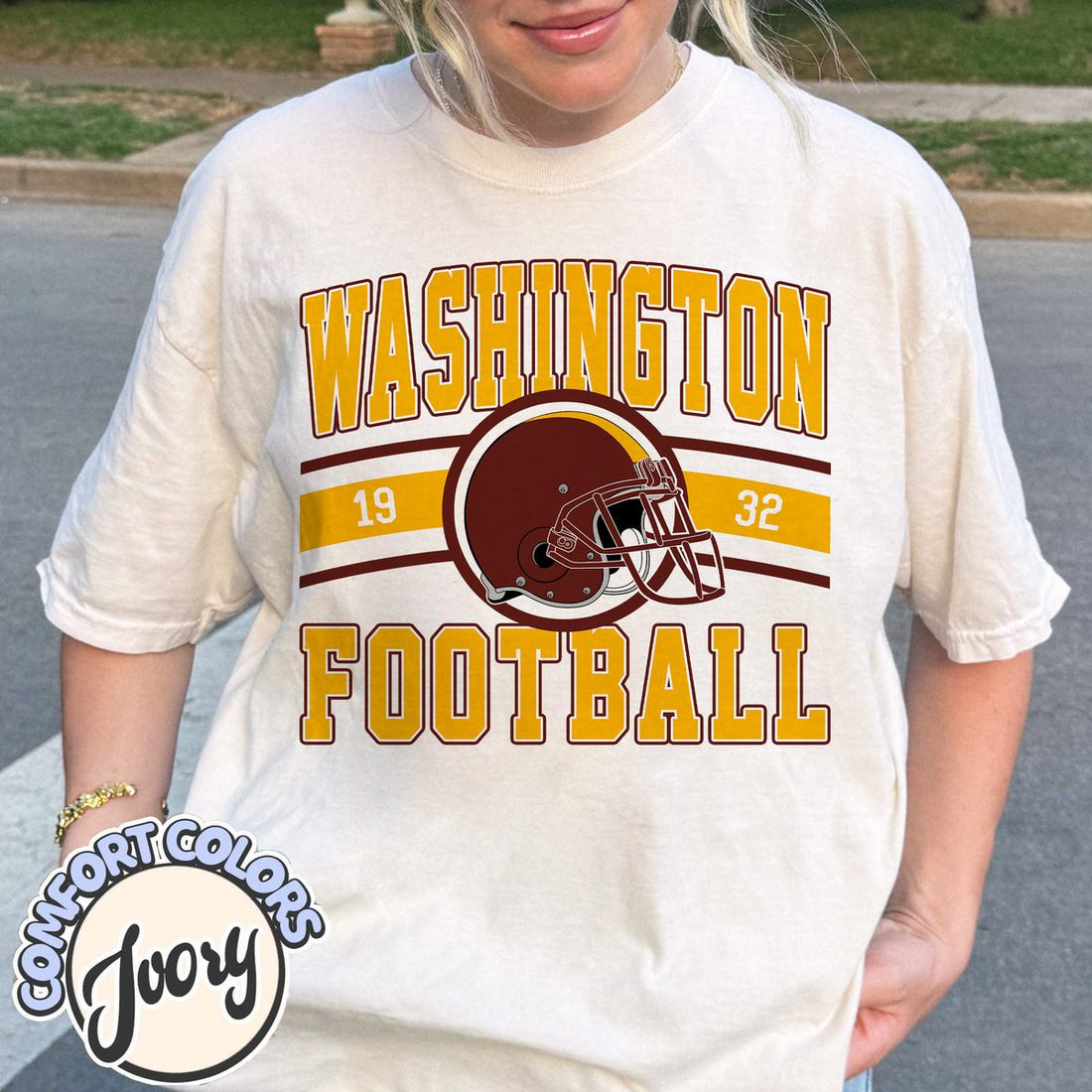 Unisex Washington football vintage t-shirt for men and women