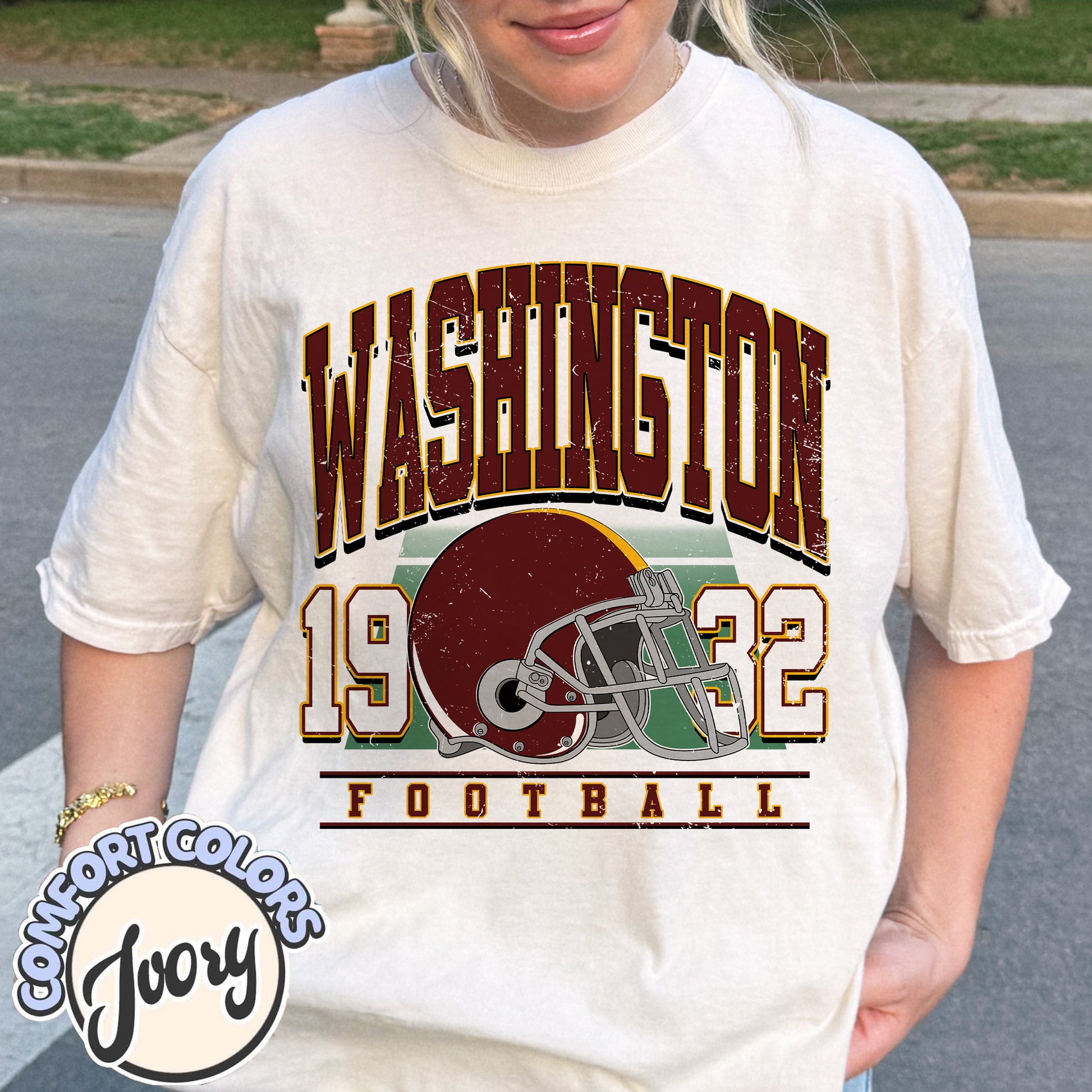 Unisex Washington football vintage t-shirt for men and women