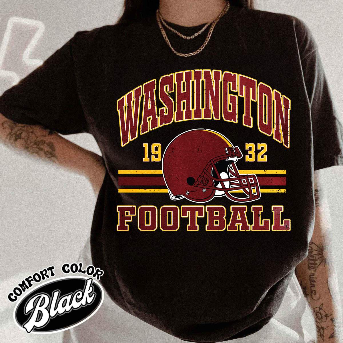 Unisex Washington football vintage t-shirt for men and women