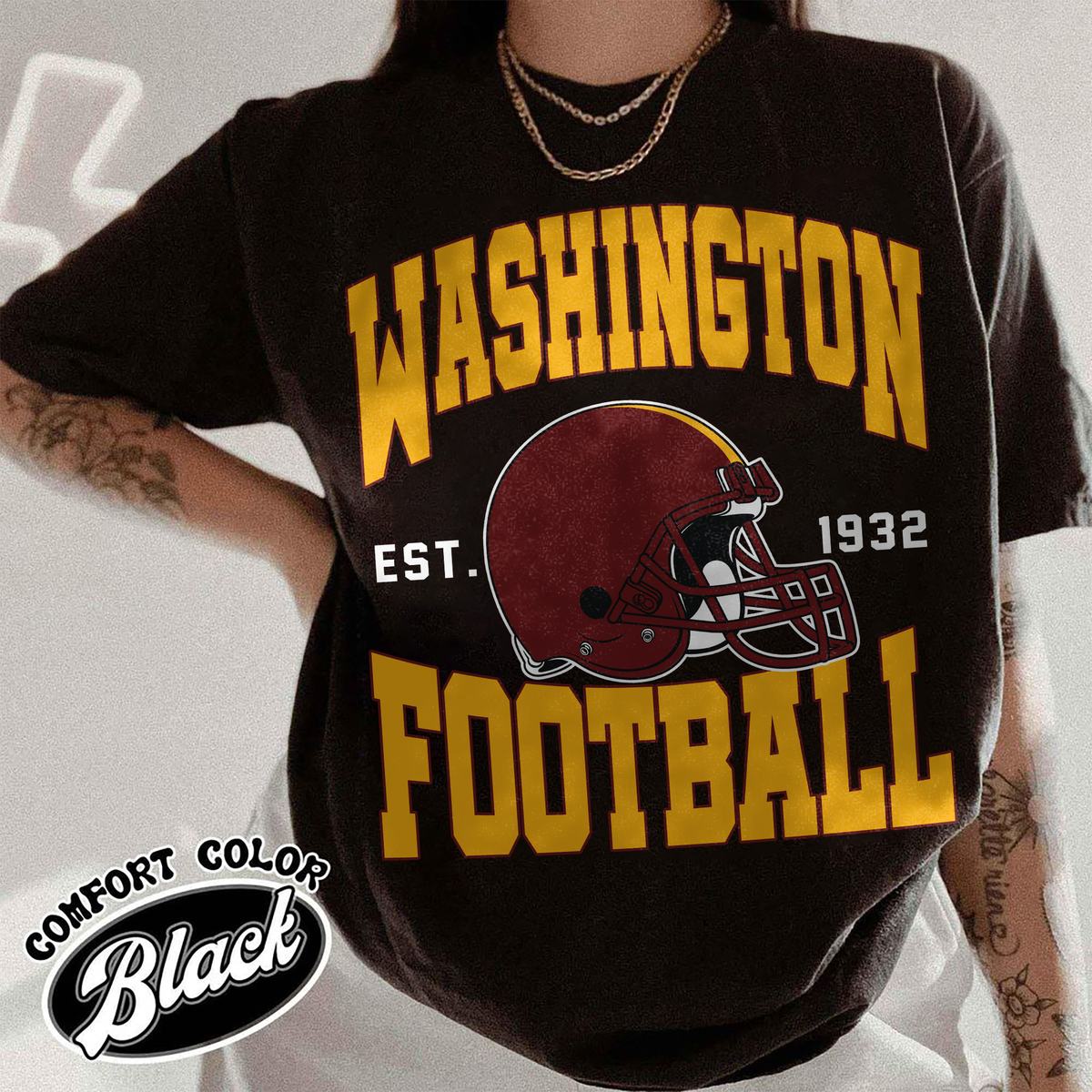 Unisex Washington football vintage t-shirt for men and women