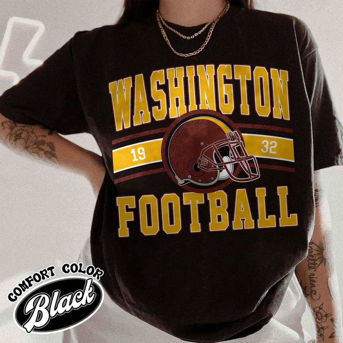Unisex Washington football vintage t-shirt for men and women