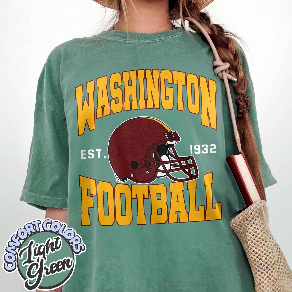 Unisex Washington football vintage t-shirt for men and women