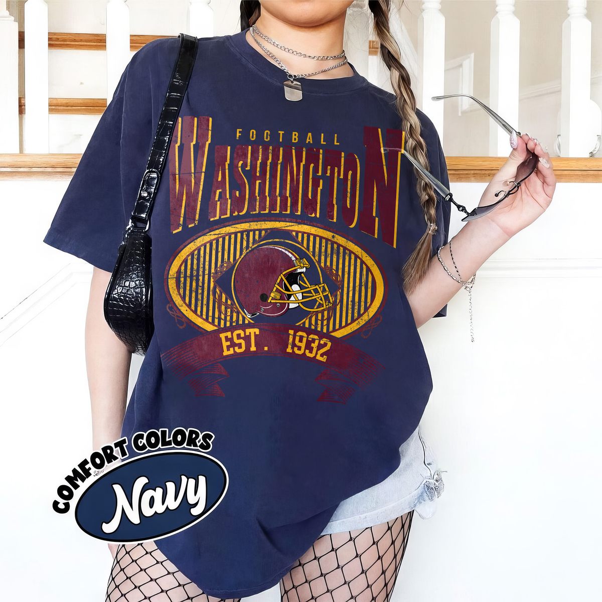 Unisex Washington football vintage t-shirt for men and women