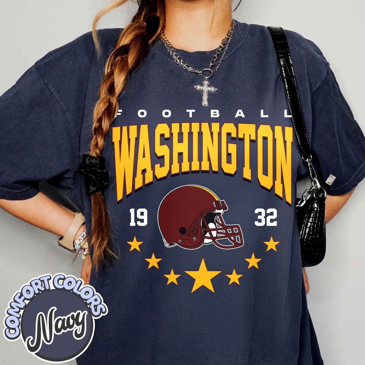 Unisex Washington football vintage t-shirt for men and women