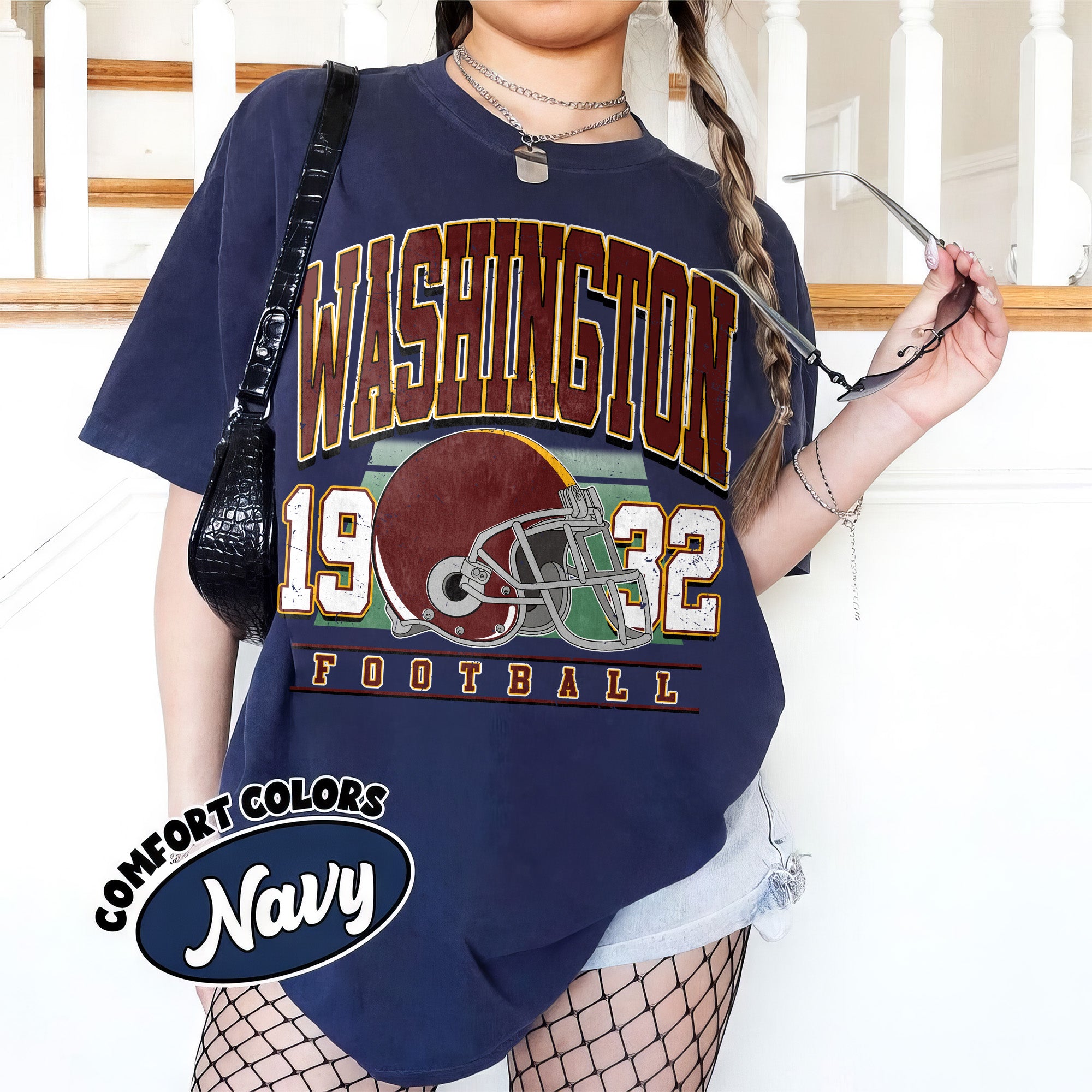 Unisex Washington football vintage t-shirt for men and women